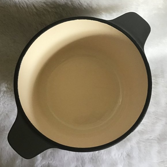 Vintage Grey Enamel Cast Iron Fondue Pot and Base - Picture 4 of 12